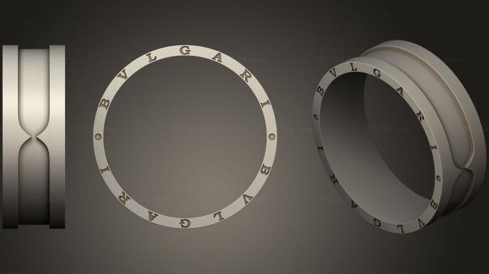 Ювелирные перстни и кольца (Кольцо 50, JVLRP_0532) 3D модель для ЧПУ станка